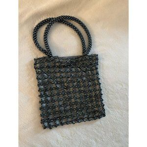Beaded Evening bag - Charcoal